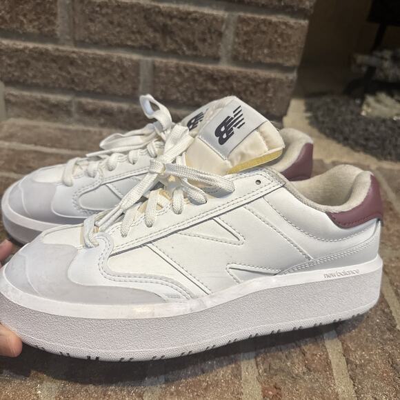 New Balance CT302 Mens Size 8.5 White Platform Shoes Sneakers Womens 10 - Picture 4 of 16